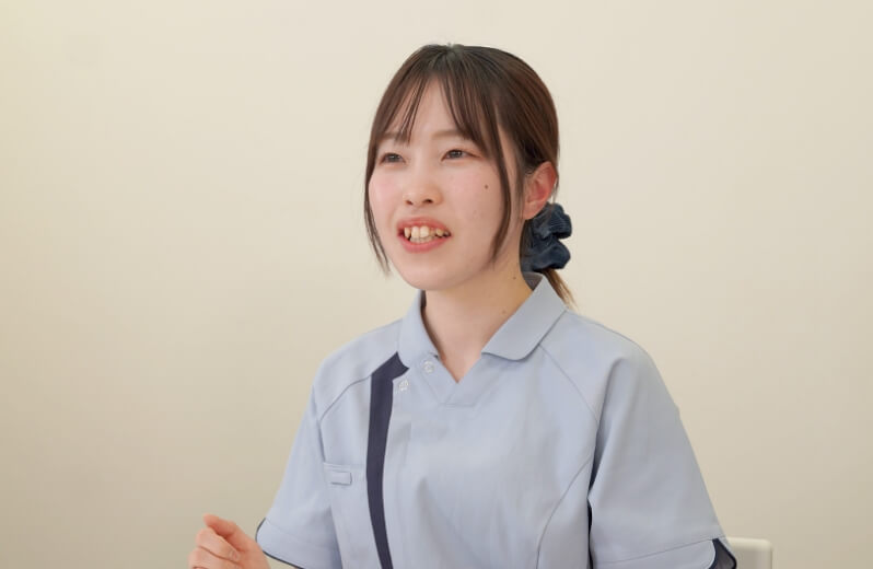 患者さんからの感謝の言葉が私のやりがいです。